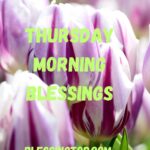 THURSDAY MORNING BLESSING