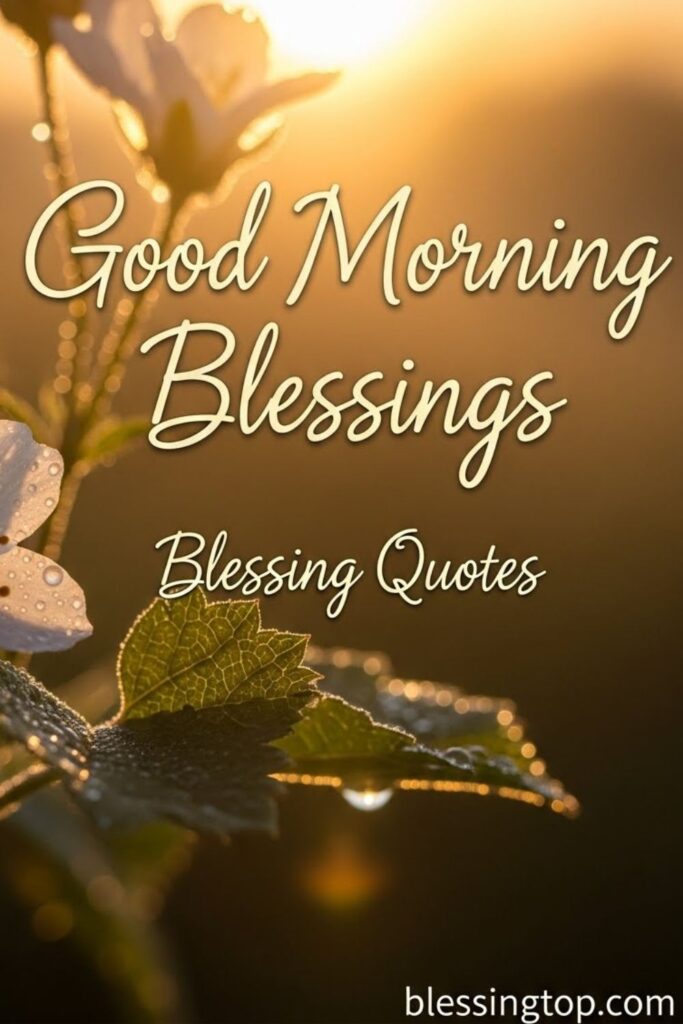 Good Morning Blessings Quotes