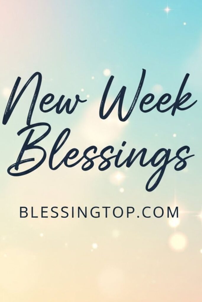 New Week Blessings